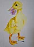 Aster the Ducky Painting Print