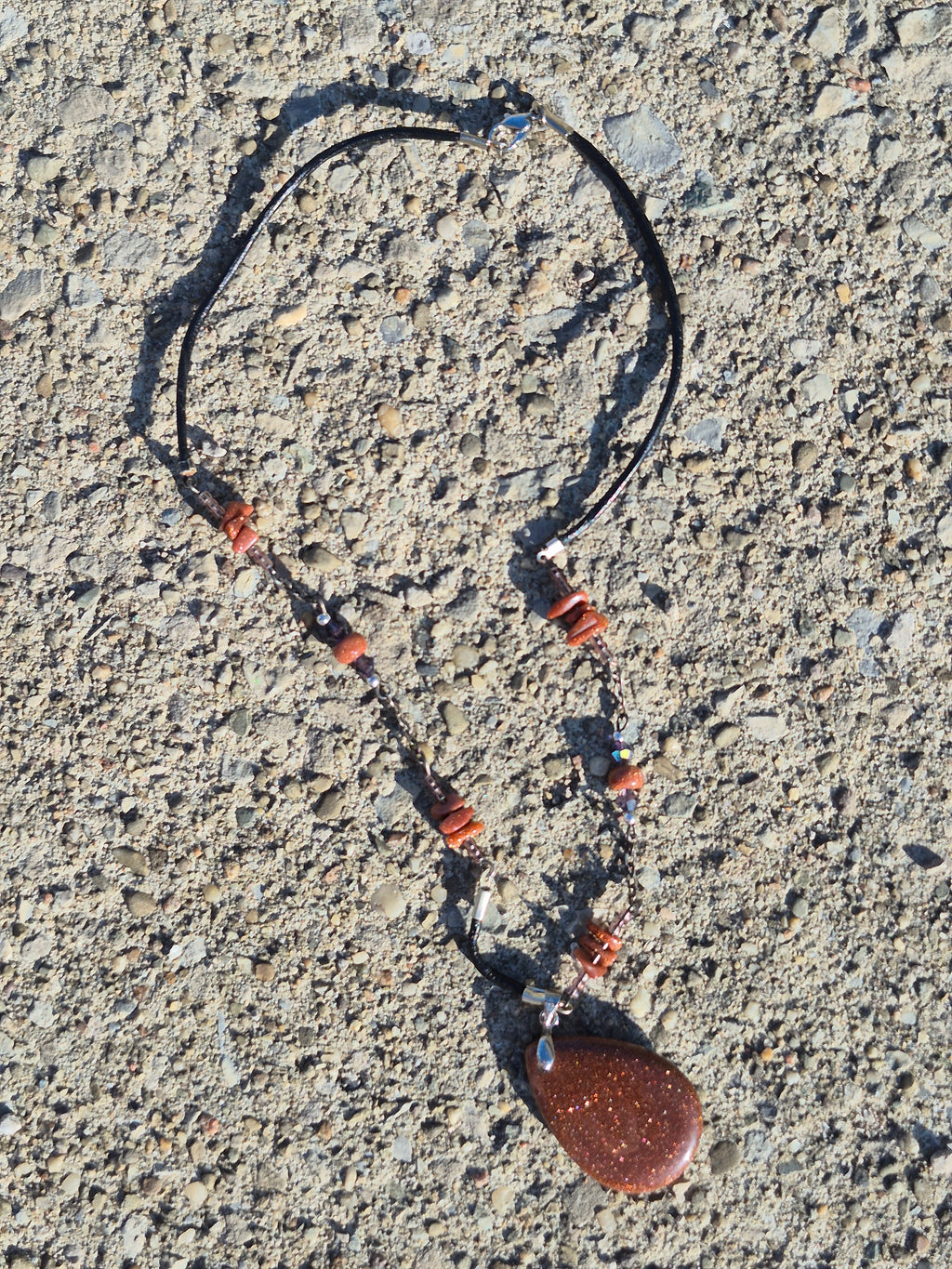 Desert Sandstorm Sandstone Necklace