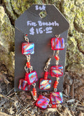 Fire Breath Bracelet and Earring Jewelry Set
