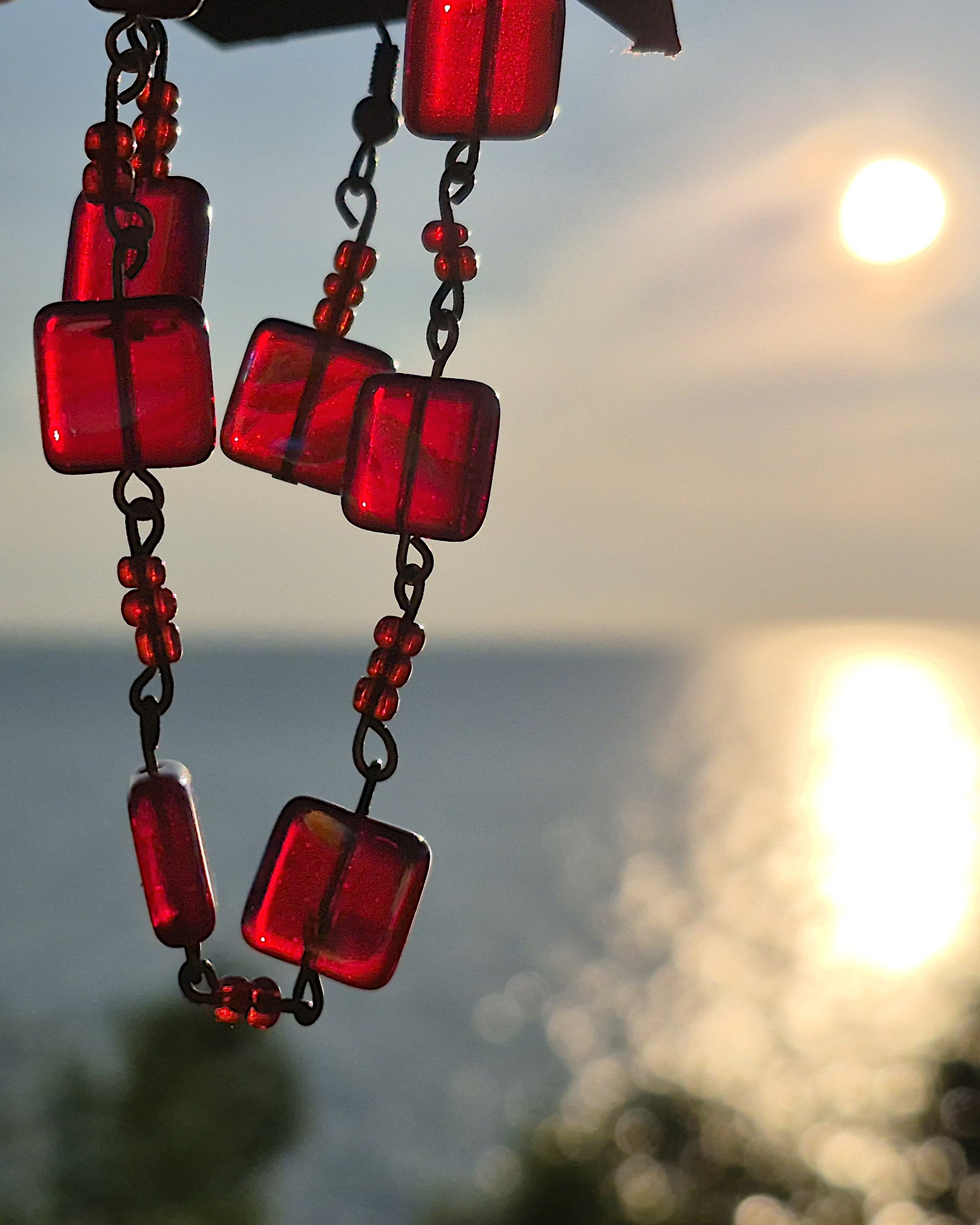 Fire Breath Bracelet and Earring Jewelry Set