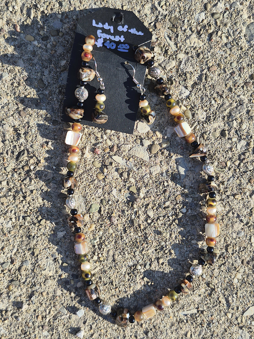 Lady of the Forest Necklace and Earring Set