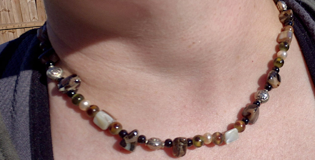 Lady of the Forest Necklace and Earring Set