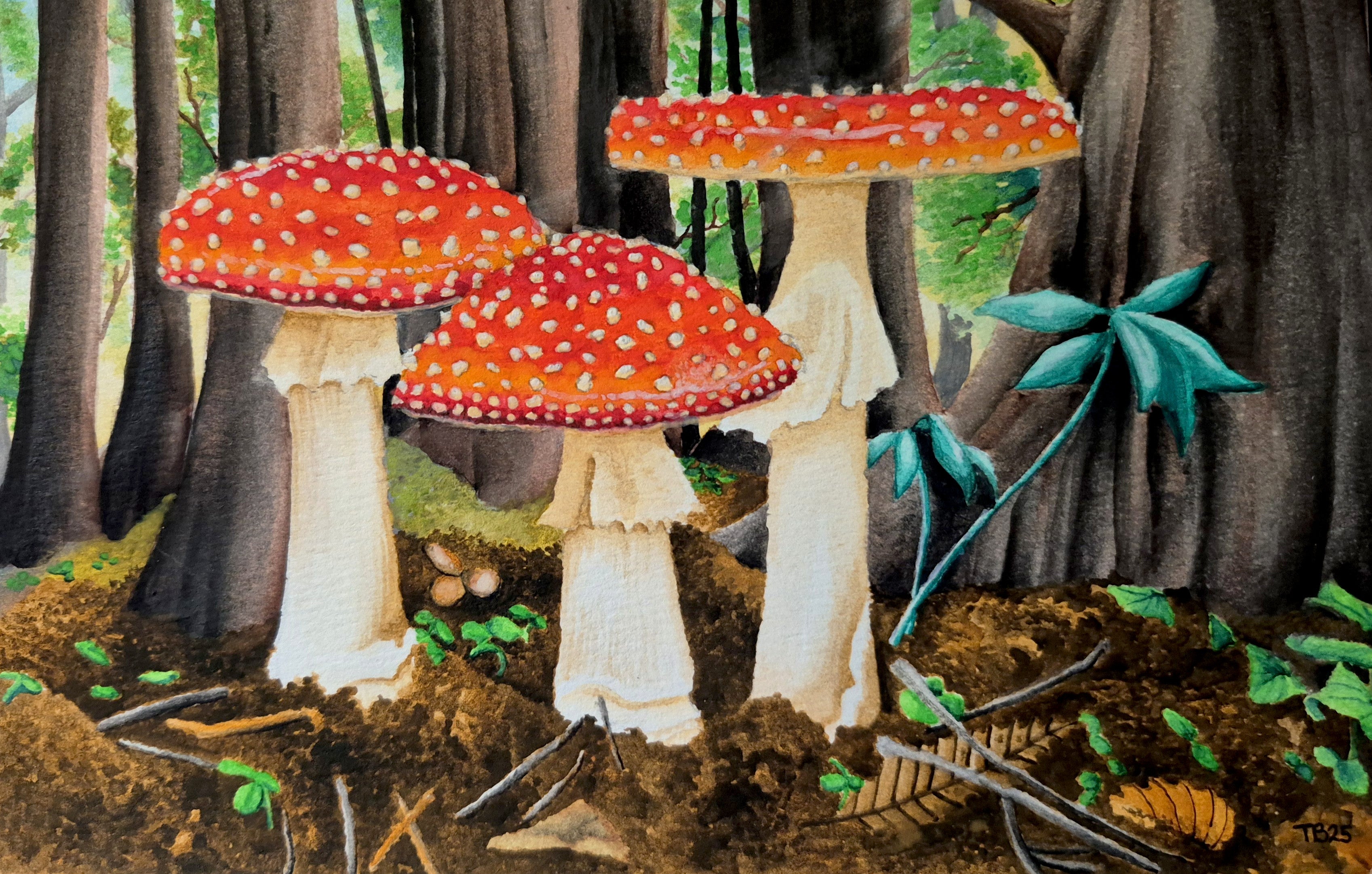 Make Shroom for More Painting Print