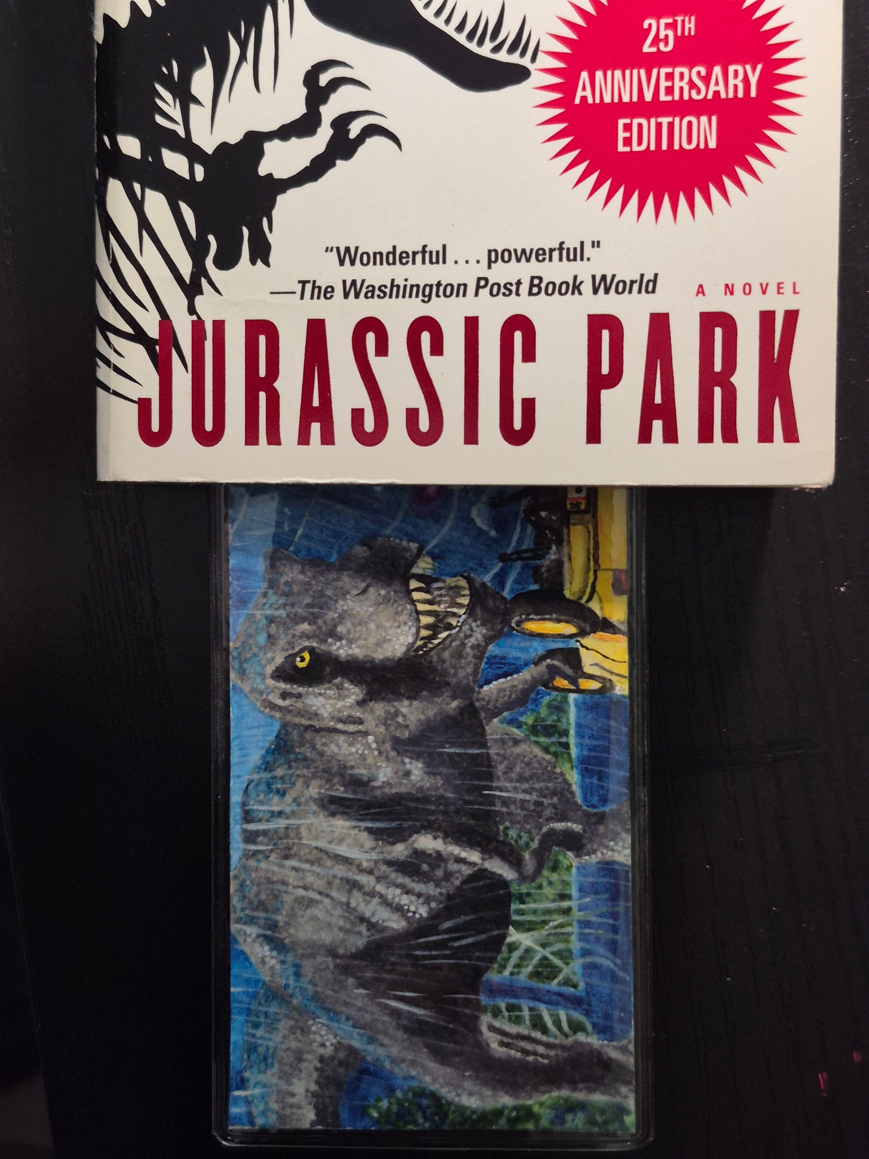TRex Breakout Jurassic Bookmark Original