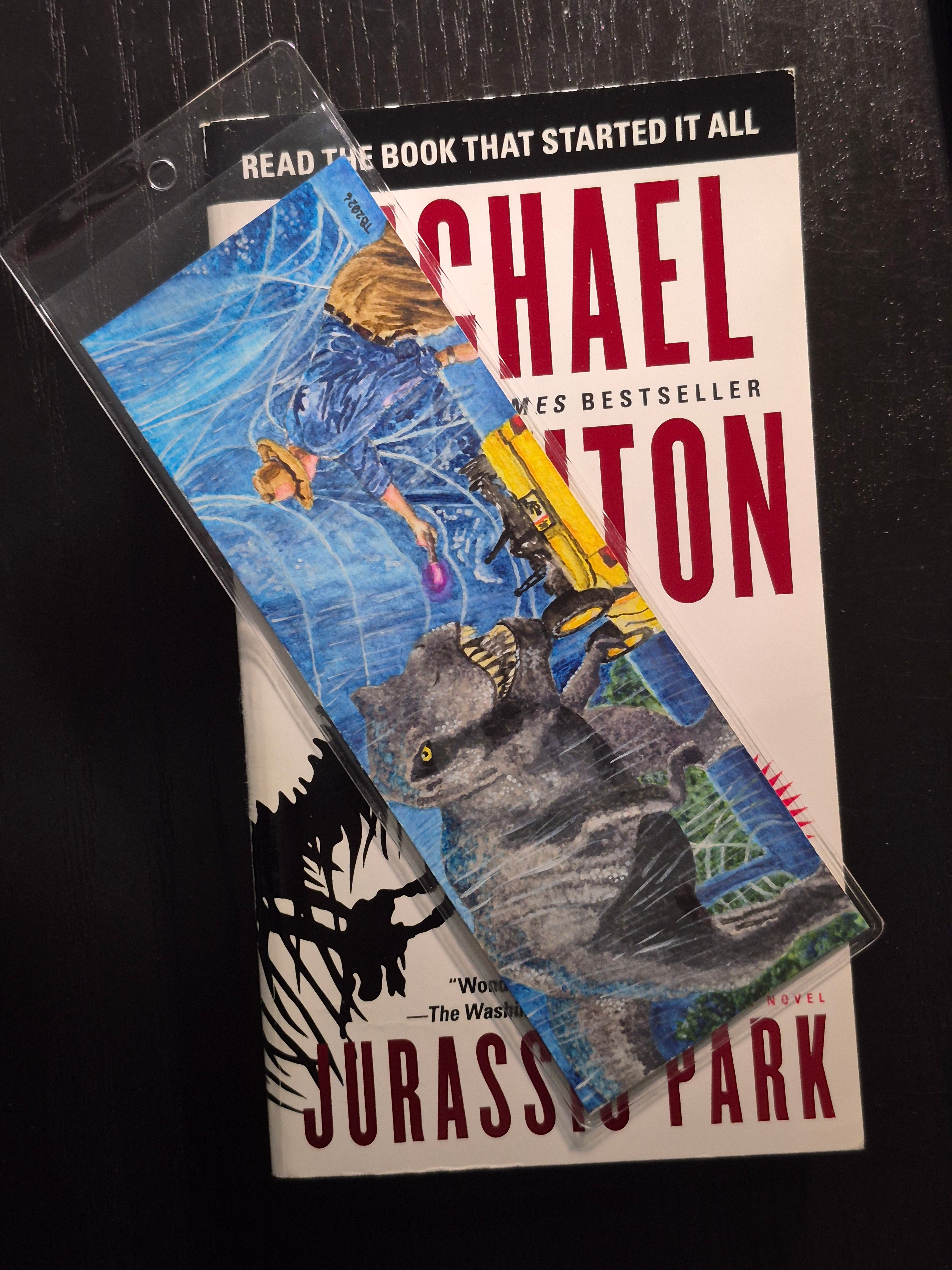 TRex Breakout Jurassic Bookmark Original