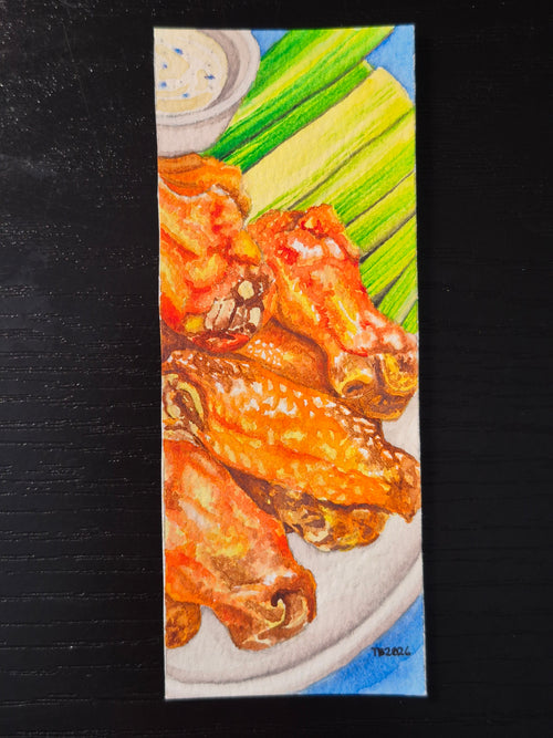 Buffalo Magic Original Watercolor Bookmark