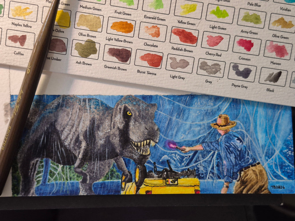 TRex Breakout Jurassic Bookmark Original